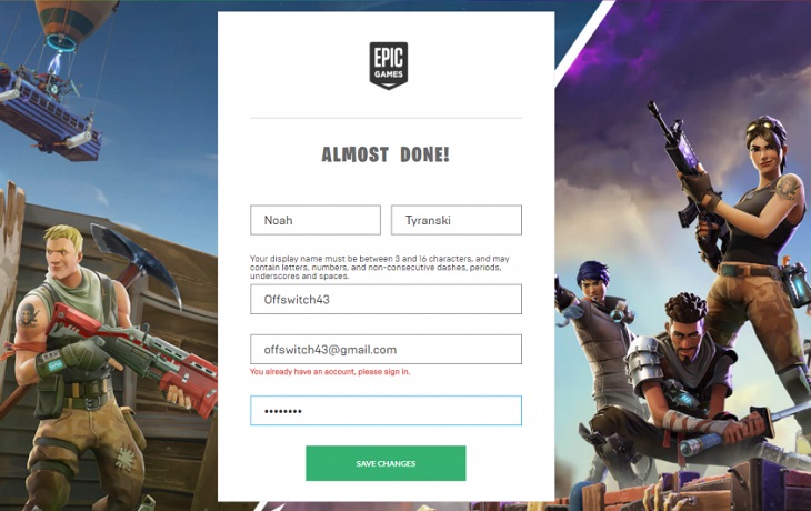 Объединение аккаунтов Epic games